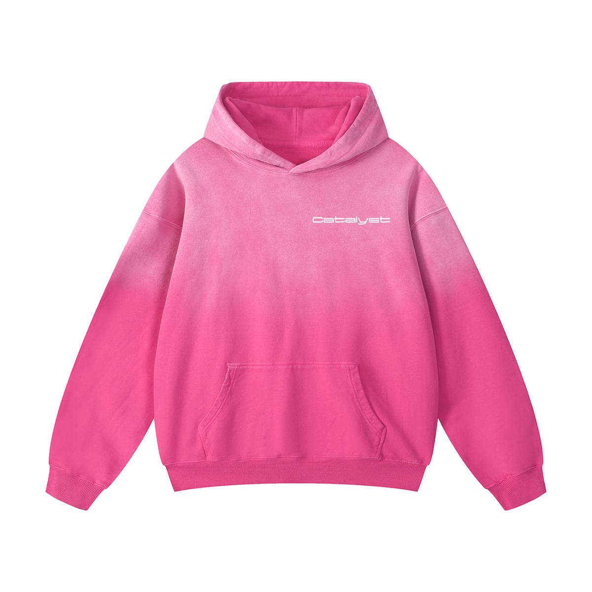Catalyst Pink Camo Cow Oversized Hoodie