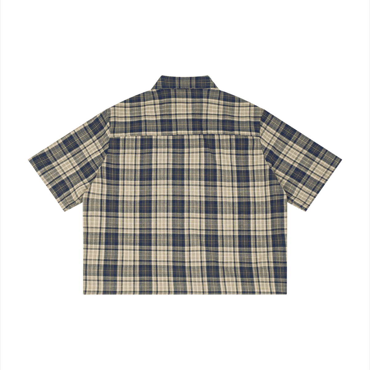 Catalyst unisex Plaid Boxy Short Sleeve Shirt