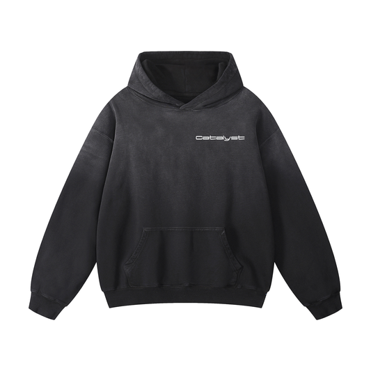 Catalyst Black Camo Cow Oversized Hoodie