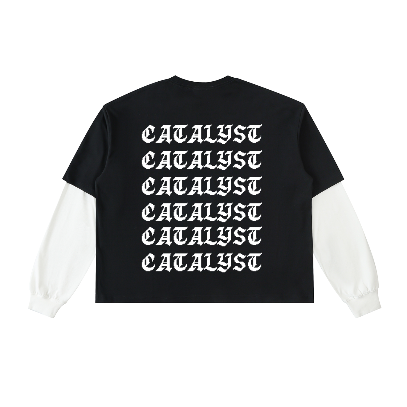 Catalyst Beetle Contrast Sleeve Cotton T-Shirt