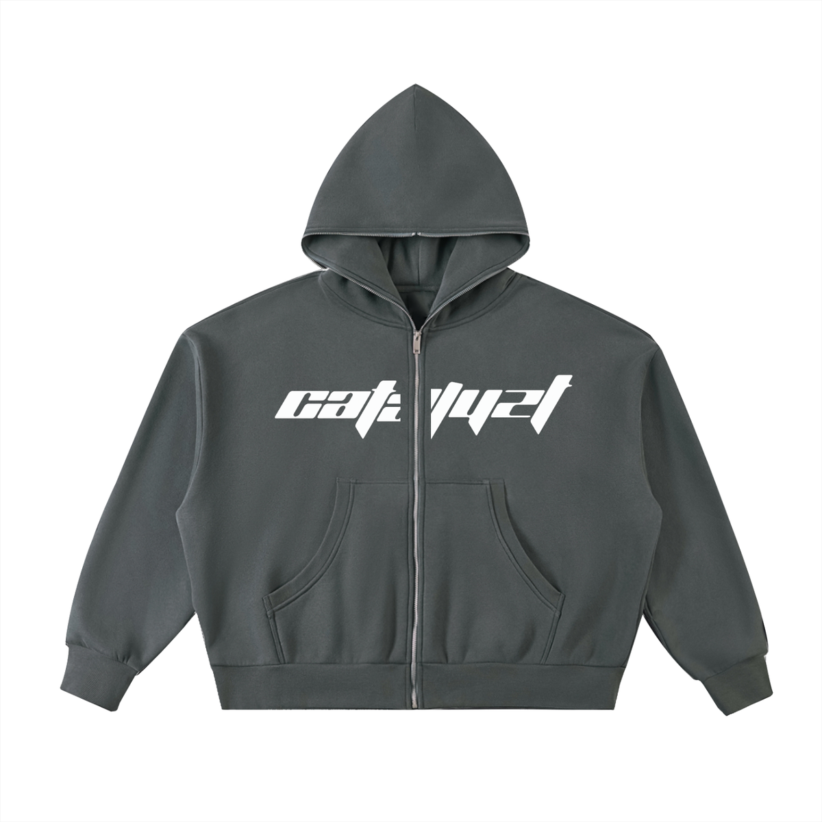 Catalyst Fleeced Full-Zip Boxy Hoodie
