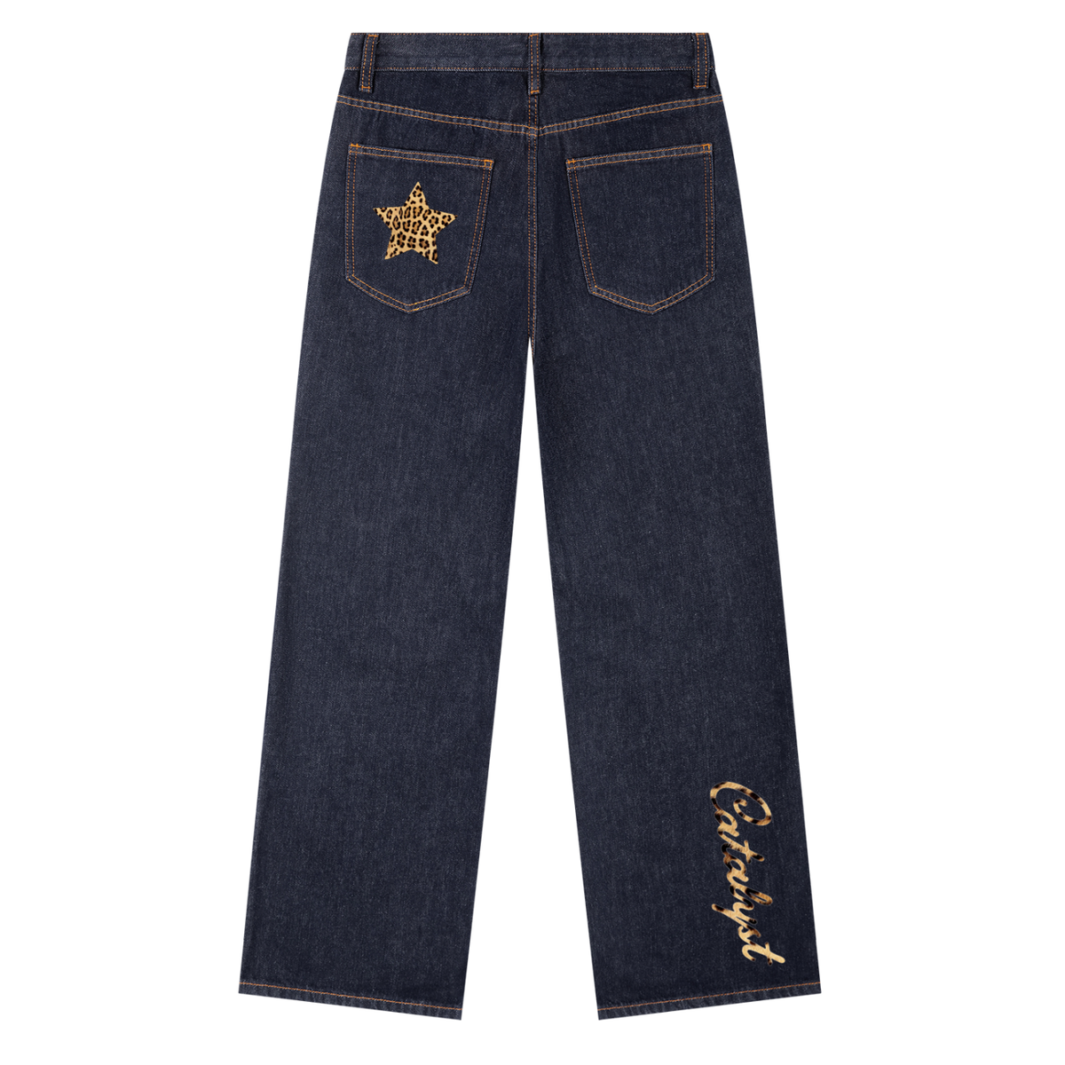 Catalyst Jaguar print Denim Jeans