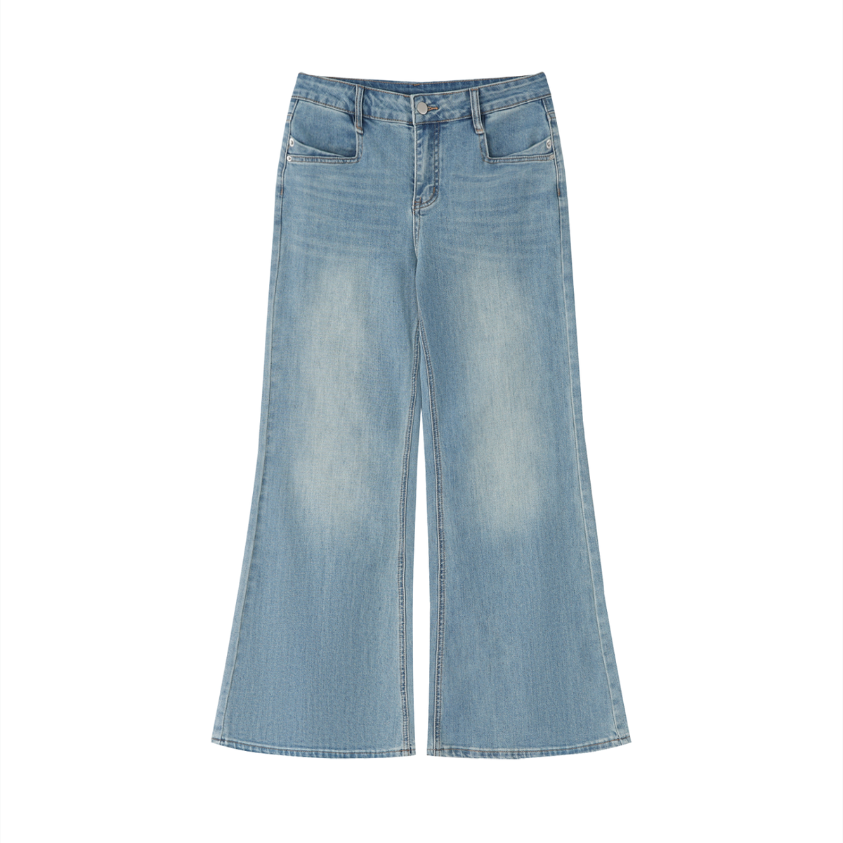 Catalyst Women's Vintage Wash Flared Leg Jeans