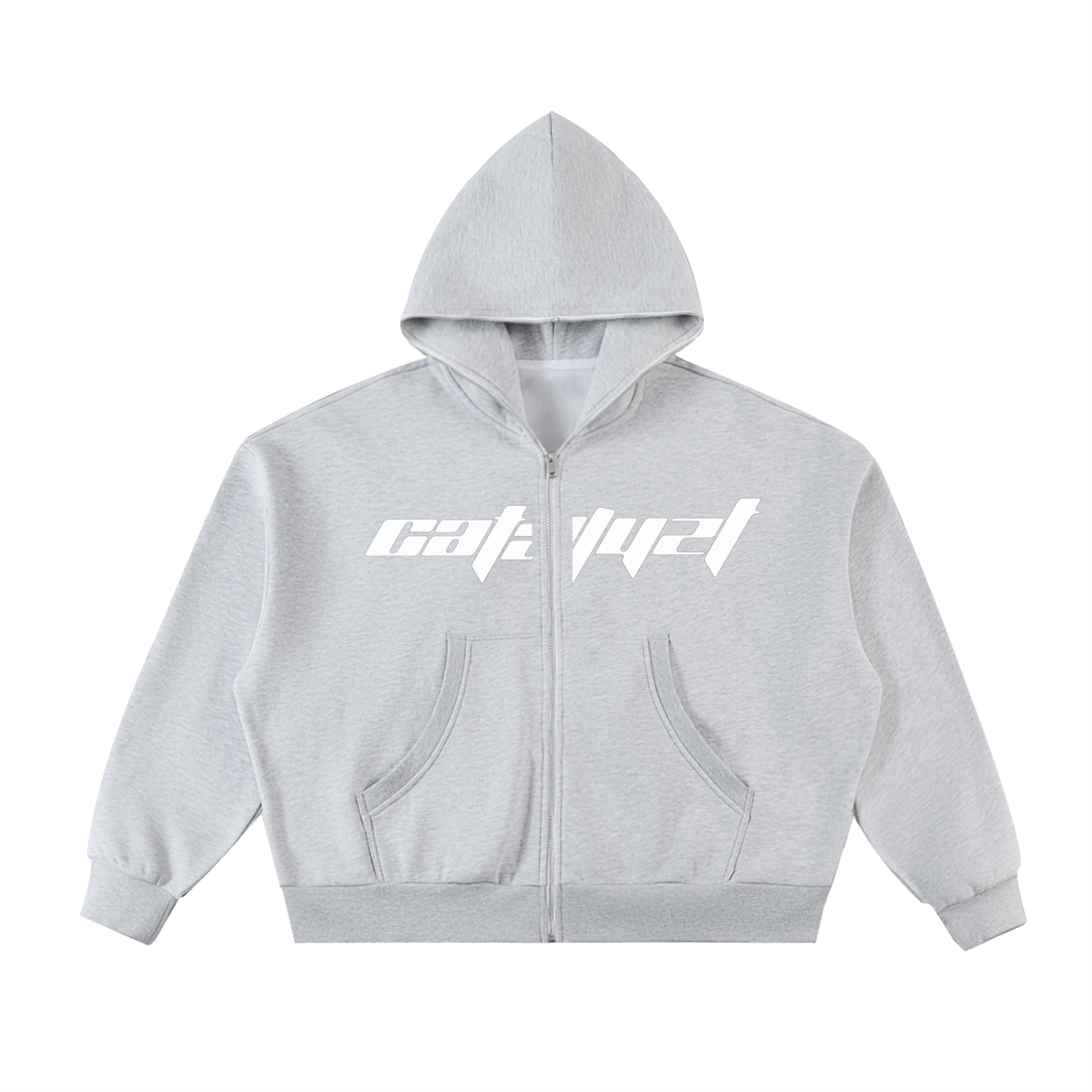 Catalyst Fleeced Full-Zip Boxy Hoodie