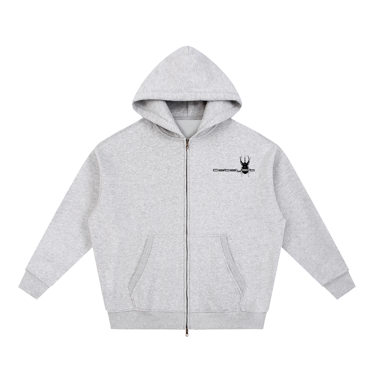 Catalyst Beetle Grey zipup hoodie