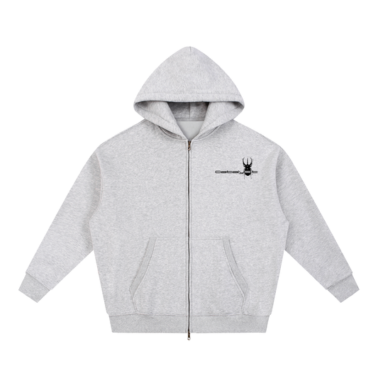 Catalyst Beetle Grey zipup hoodie