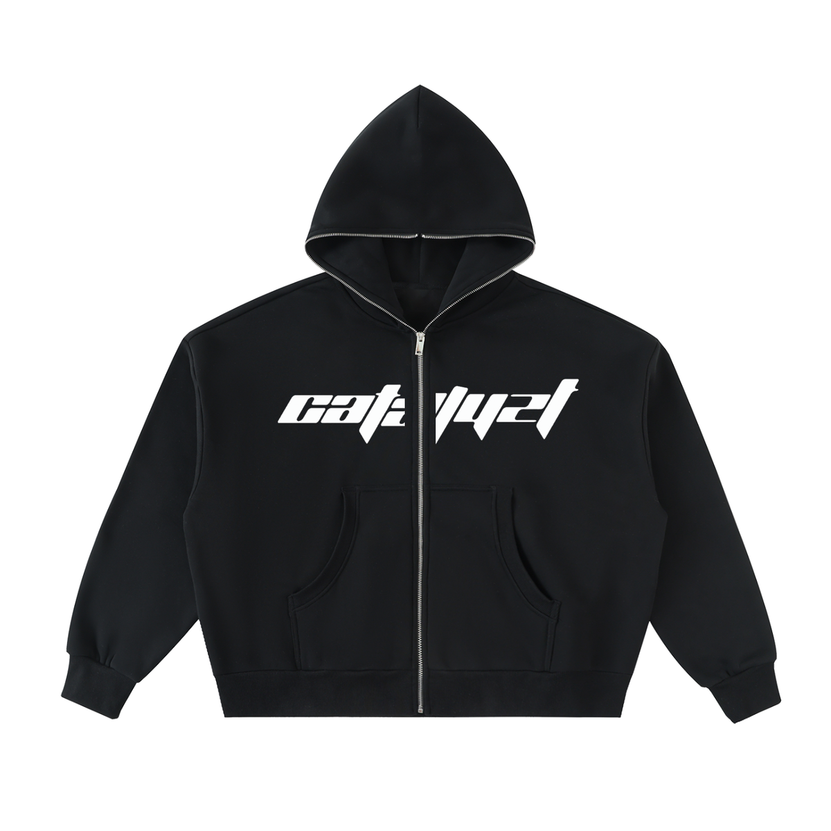 Catalyst Fleeced Full-Zip Boxy Hoodie