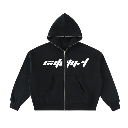 Catalyst Fleeced Full-Zip Boxy Hoodie